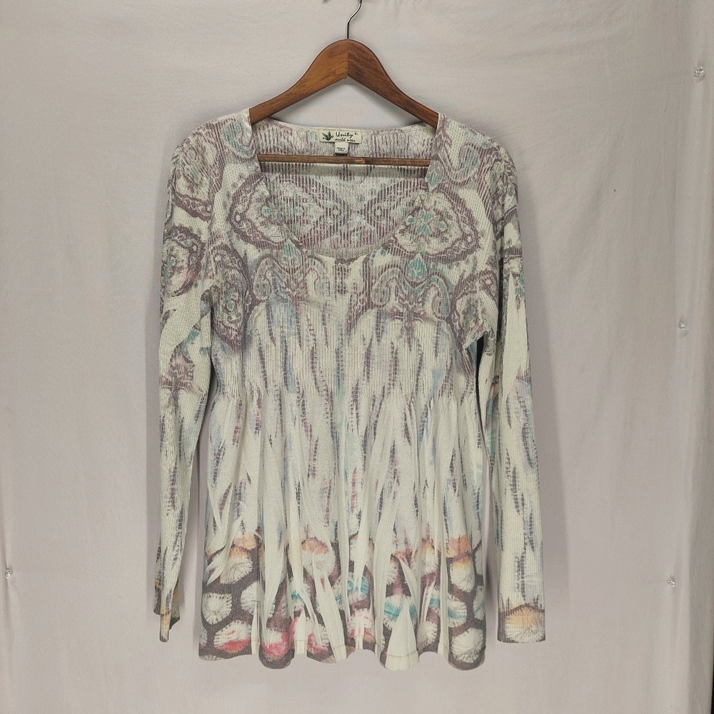 Unity world wear long sleeve shirt size xl
